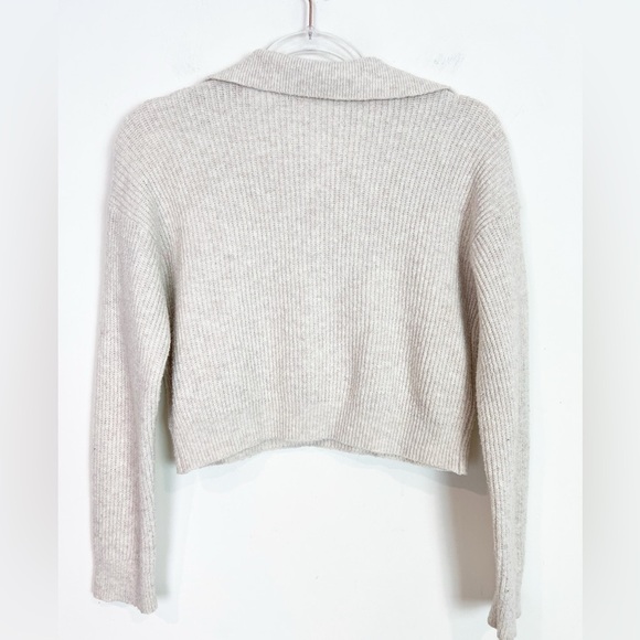 BP BRASS PLUM TAUPE RIBBED LONG SLEEVE PULLOVER SWEATER WOMENS SZ XS - Picture 5 of 6